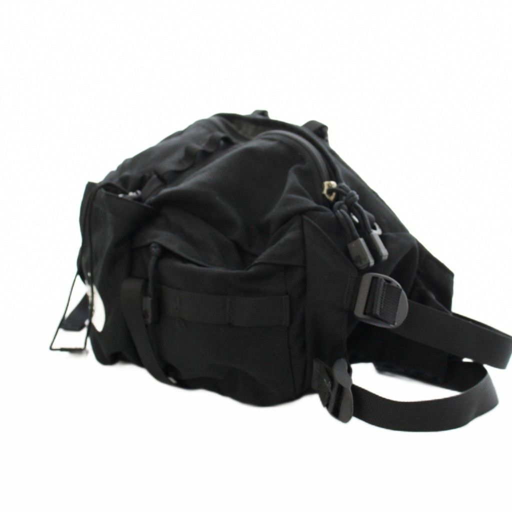 ザノースフェイス THE NORTH FACE デイハイカーランバーパック ボディバッグ ロゴ刺繍 ナイロン 黒 ブラック K-TY721 KU