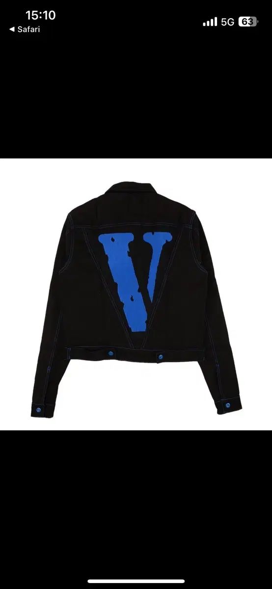 VLONE フレンズ デニムジャケット ブルー L