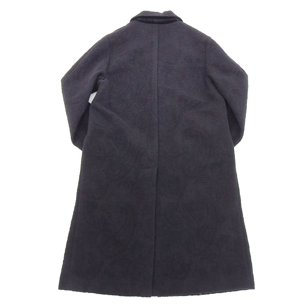 超美品 エトロ ETRO 2019年商品 ペイズリー柄 エンボス加工