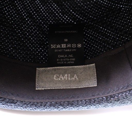 カシラ CA 4 LA KNOX別注 ハイバックハット 中折れ帽 帽子 ドロップ型 ワン 59 cm 黒 ブラック ksz-nahb-pa 422 BB