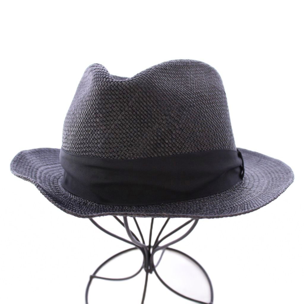 カシラ CA 4 LA KNOX別注 ハイバックハット 中折れ帽 帽子 ドロップ型 ワン 59 cm 黒 ブラック ksz-nahb-pa 422 BB