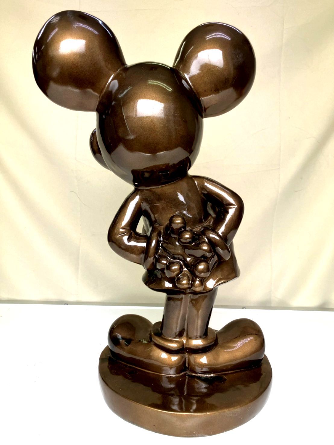 ミッキーマウス 大ブロンズ像 シリアルNO 0876 1000体 高さ52ｃｍ その他 美術品 アンティーク コレクション