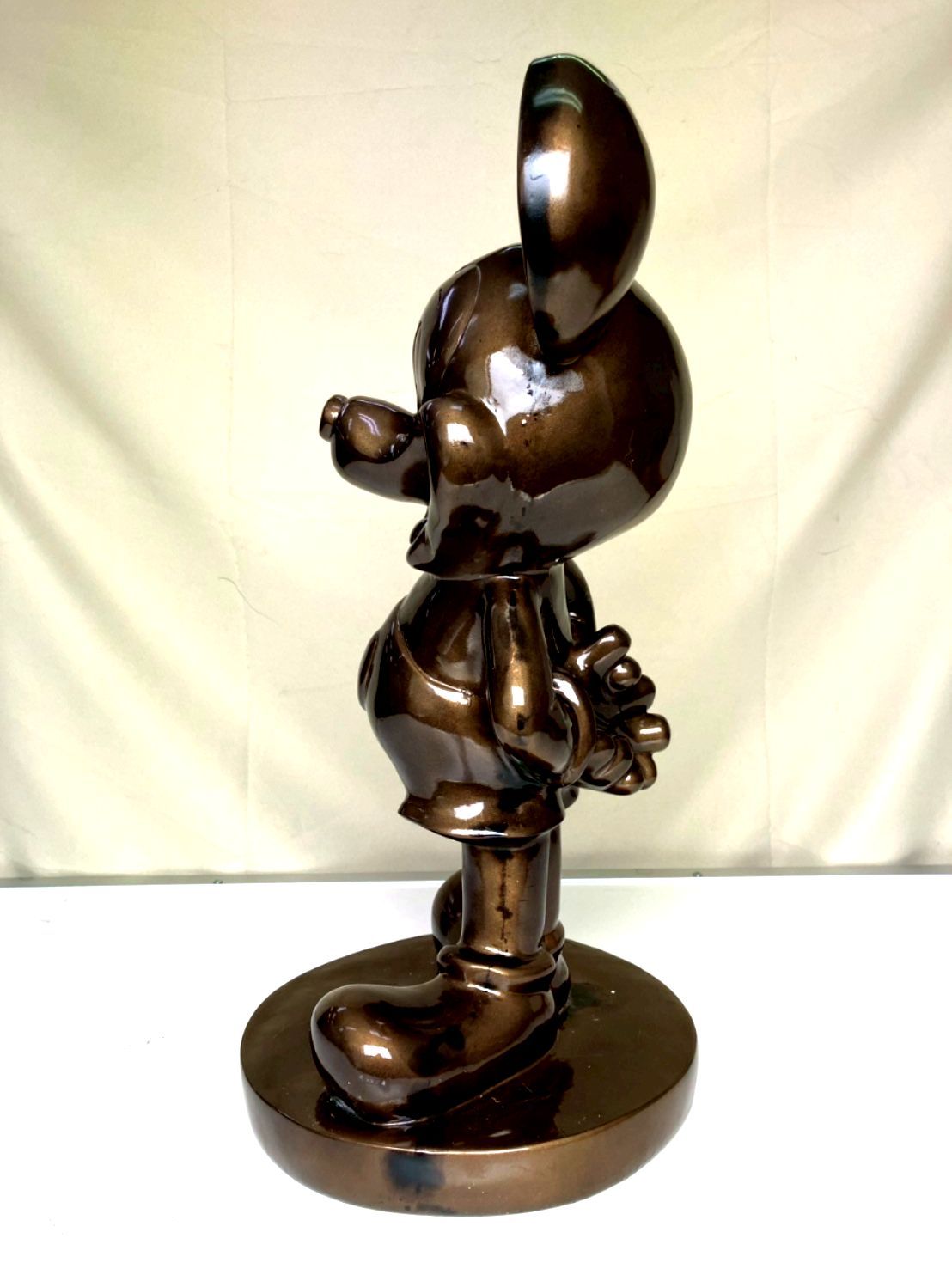 ミッキーマウス 大ブロンズ像 シリアルNO.0876 1000体 高さ52cm