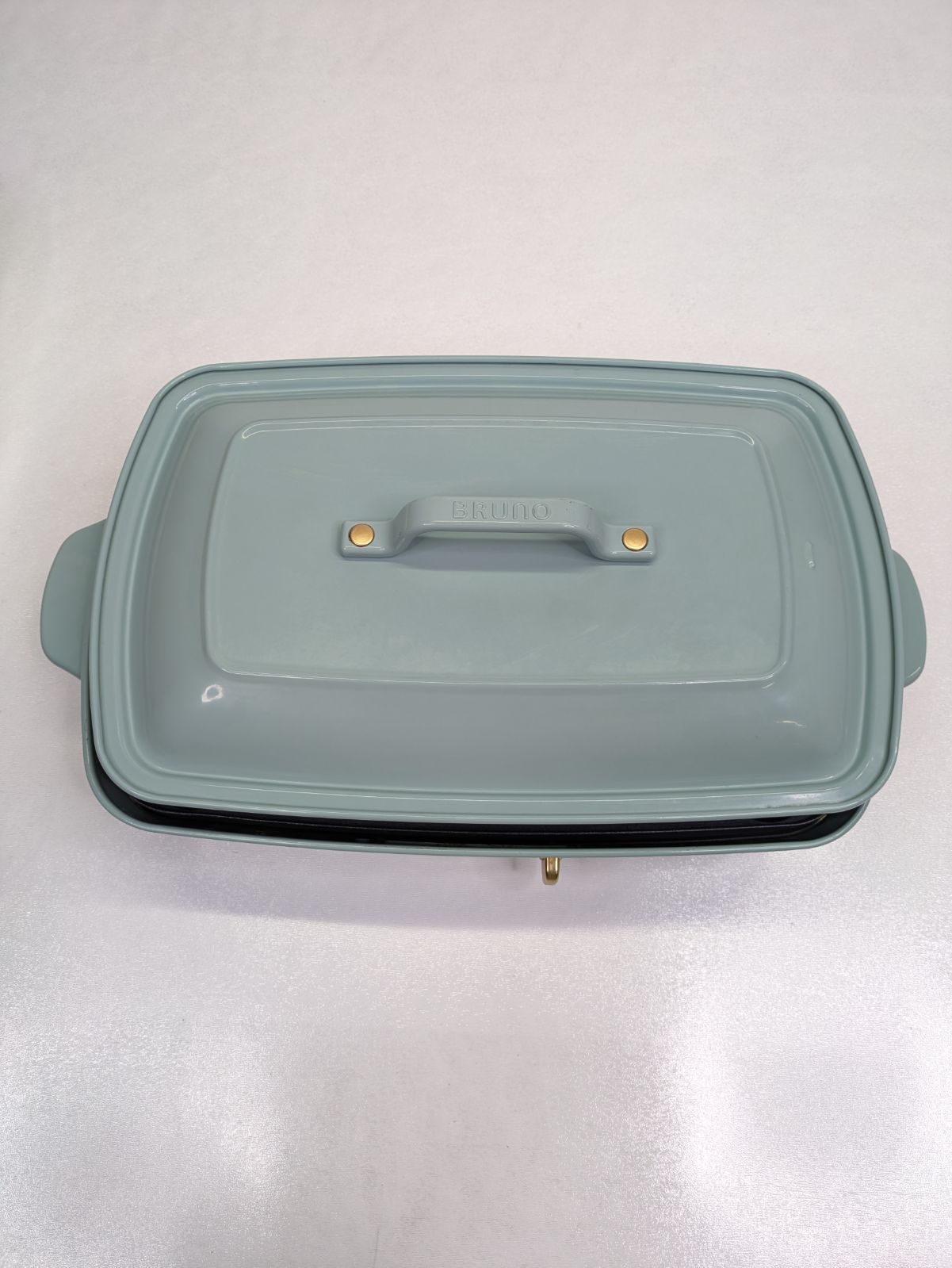 BRUNO ブルーノ BOE 026 ホットプレート グランデサイズ 4 5人用 平面プレート たこ焼きプレート 深鍋 仕切り鍋 ブルーグレー