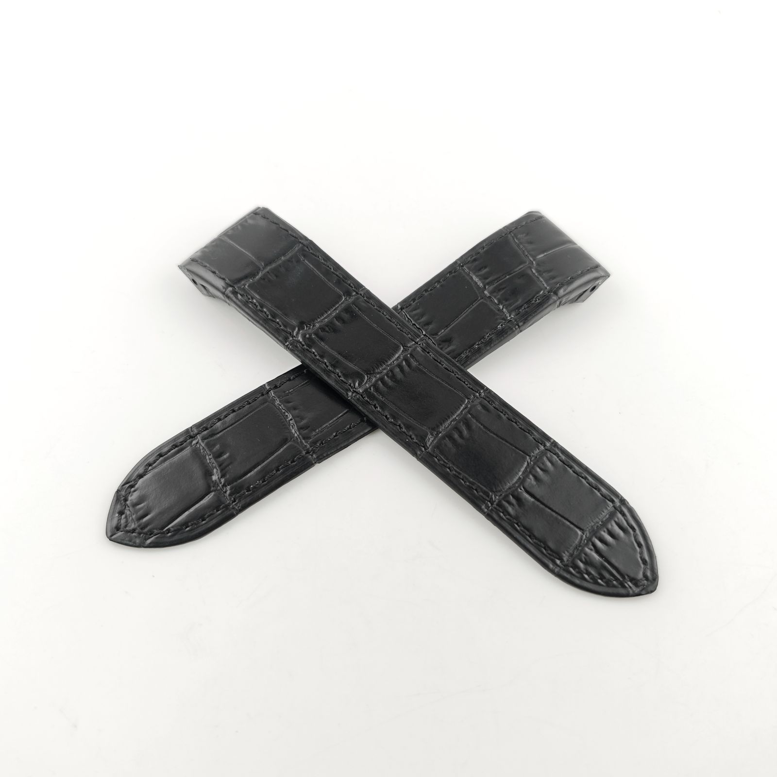 サントス100LM CARTIER 純正革ベルトクロコダイルカルティエ　黒色 楽天市場】カルティエ サントス 100 ベルトの通販 サントス100LM