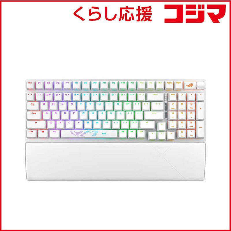 新品ASUSゲーミングキーボード白STRIX SCOPE2 - メルカリ