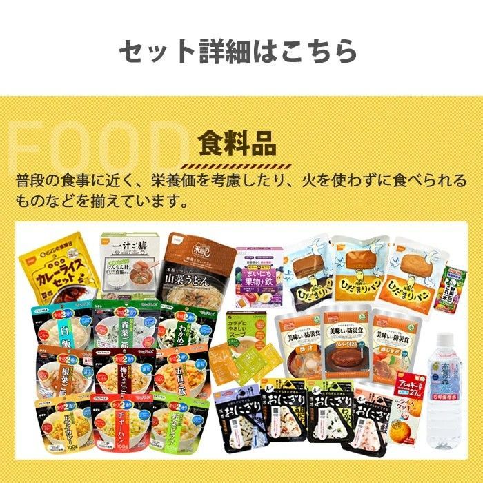 防災グッズ 保存食