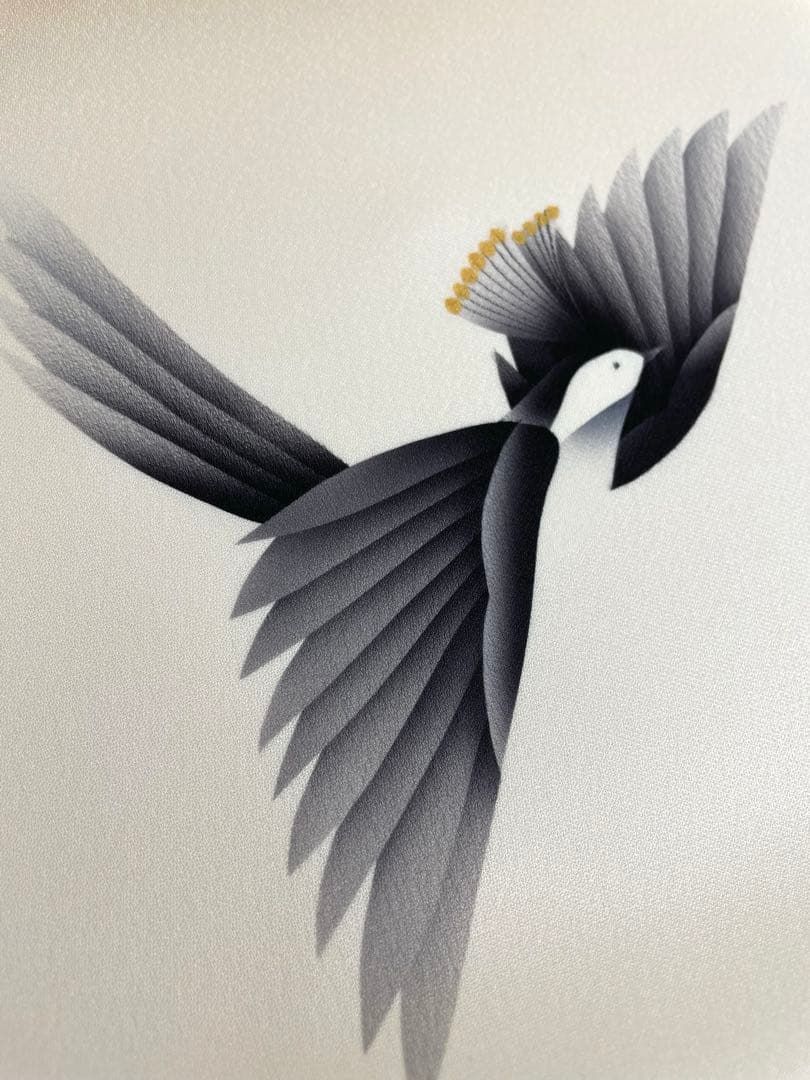付け下げ 鳥 城 個性的 正絹 反物 - メルカリ