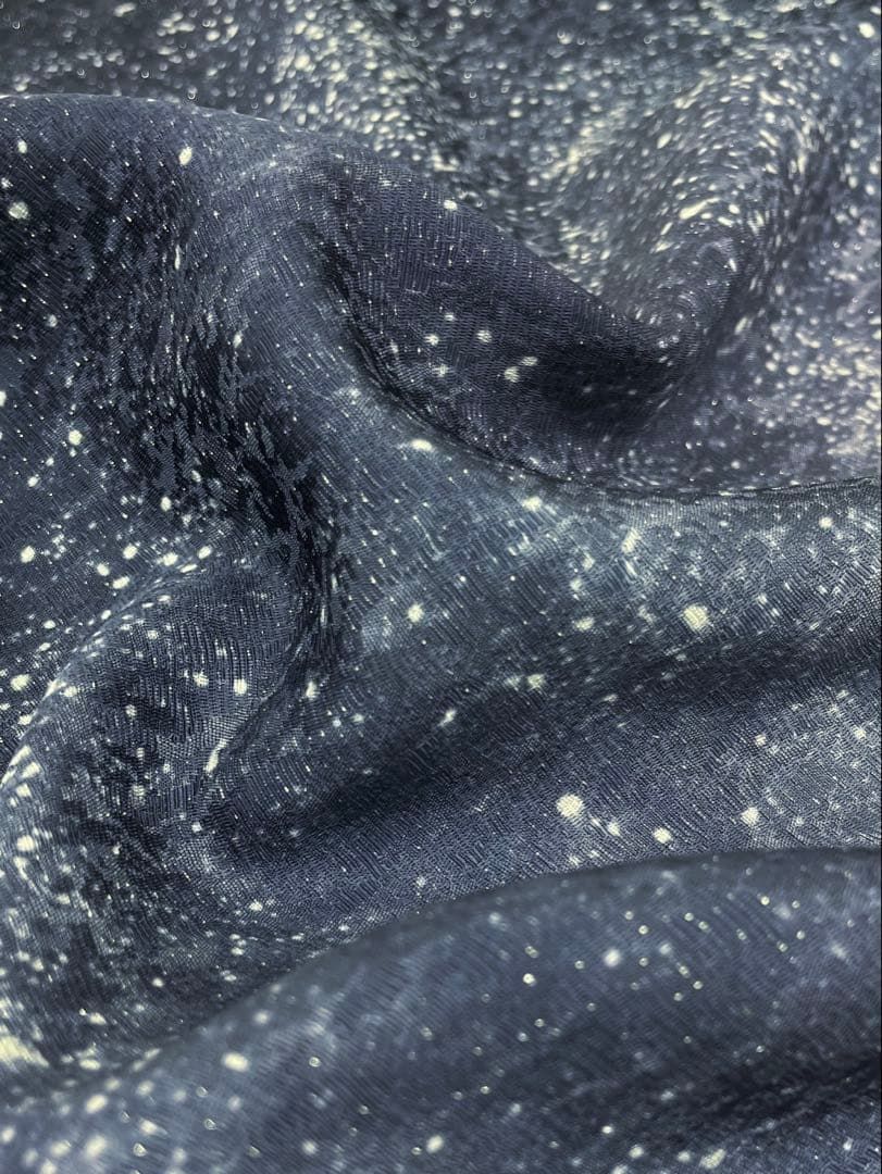 小紋 吉野一廉 銀通し 辻ヶ花 落款入 正絹 反物 - メルカリ