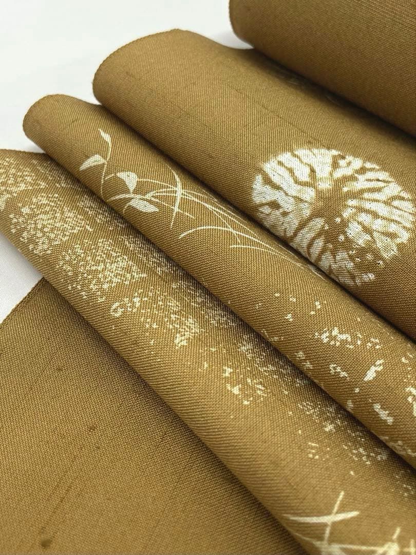 ぜんまい紬 伝統工芸作家 七代目 吉澤与市 絞り 正絹 反物 - メルカリ