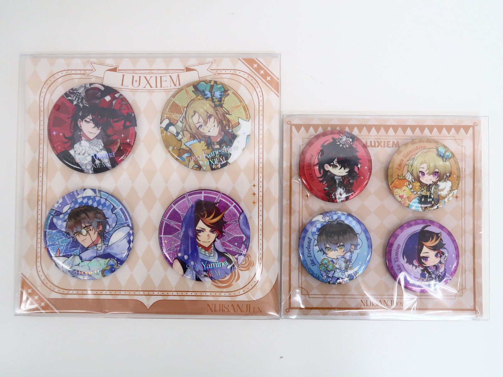 2点セット にじさんじ NIJISANJI EN Luxiem 中国限定 缶バッジセット