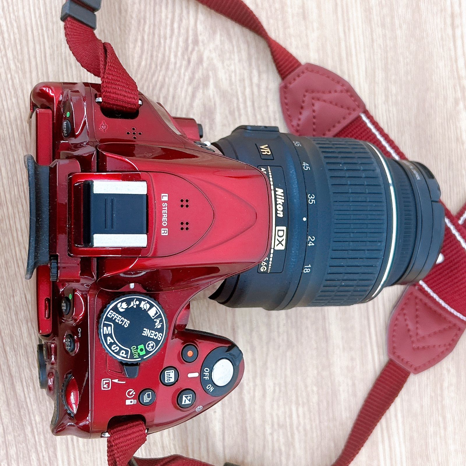 レッド レンズセット