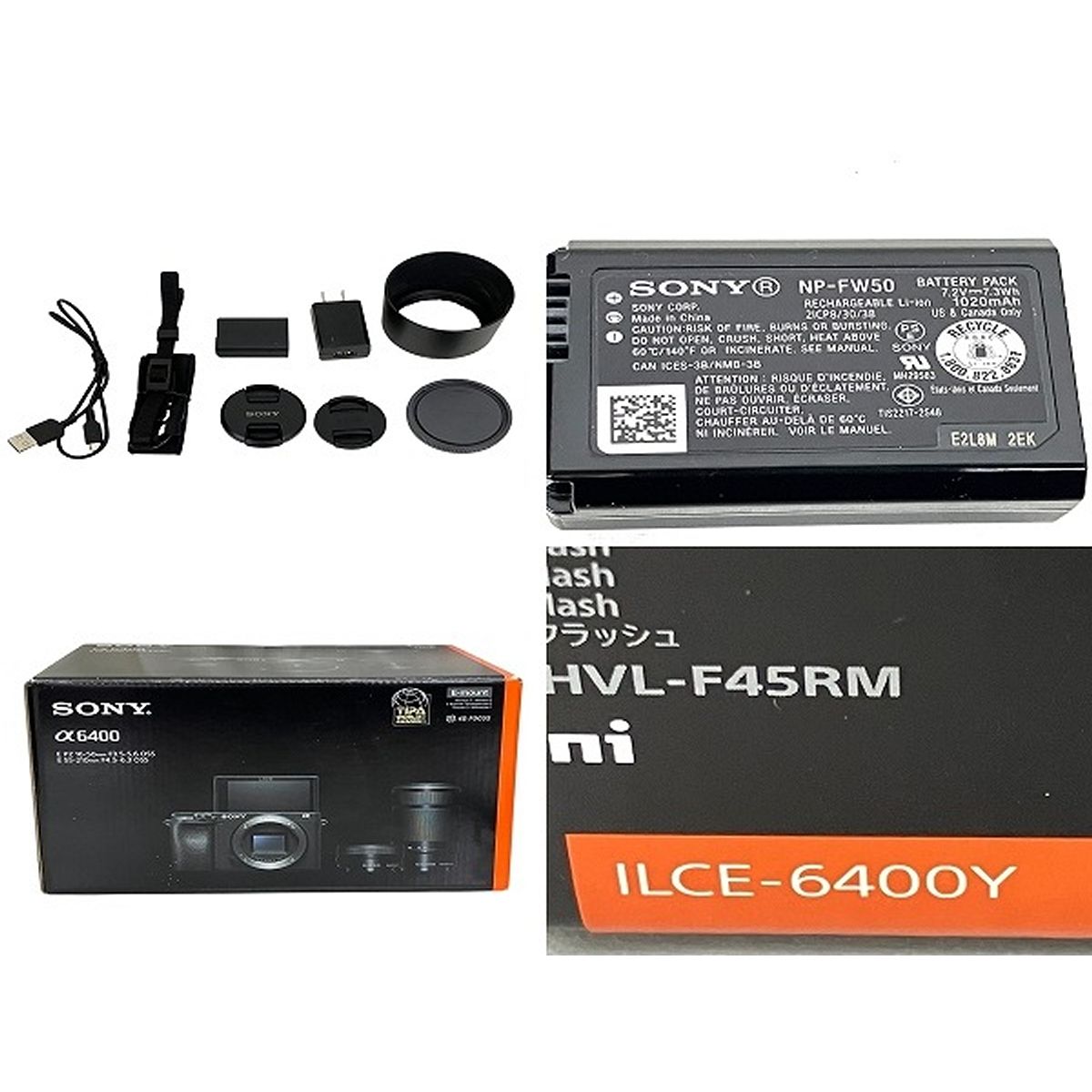 SONY α6400 ILCE 6400 16 50 mm F 3 5 6 55 210 4 ダブルズームキット ミラーレス一眼 カメラ APS C 良好