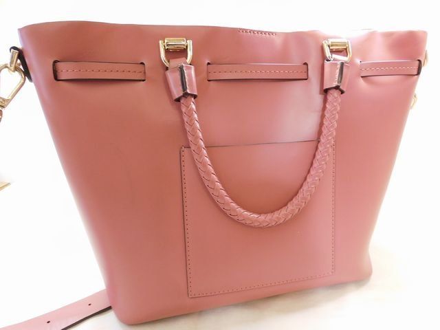 MICHAEL KORS マイケルコース ピンク レザー 2WAY ハンドバッグ ショルダーバッグ 7J