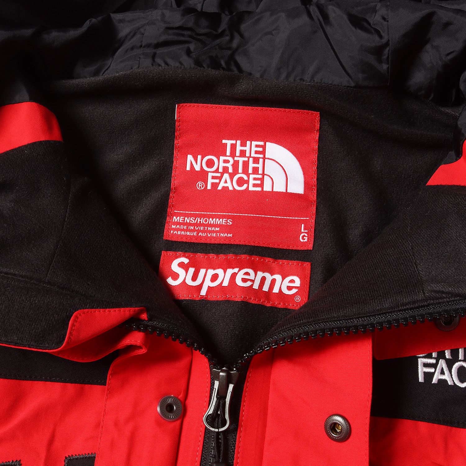 Supreme アーチロゴ パーカー レッド Lサイズ 刺繍 Supreme 