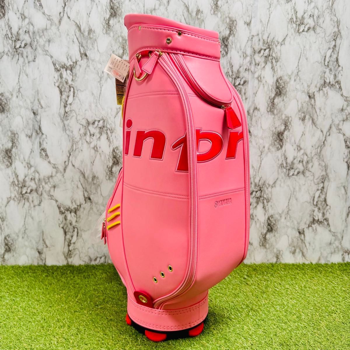 【新品未使用】ヤマハ インプレス カート式 キャディバッグ ピンク レディース 新品未使用】ヤマハ インプレス カート式 キャディバッグ ピンク
