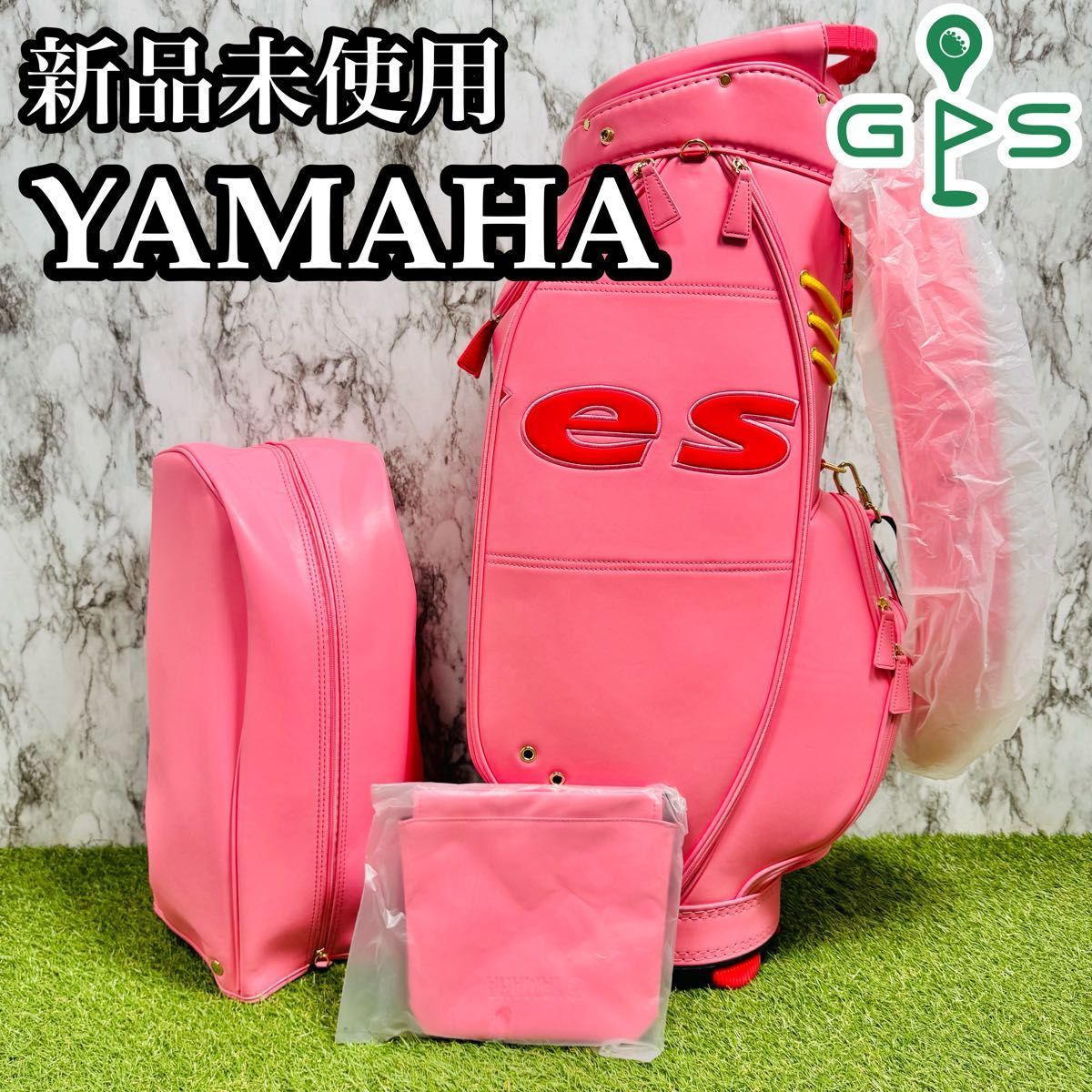【新品未使用】ヤマハ インプレス カート式 キャディバッグ ピンク レディース 新品未使用】ヤマハ インプレス カート式 キャディバッグ ピンク
