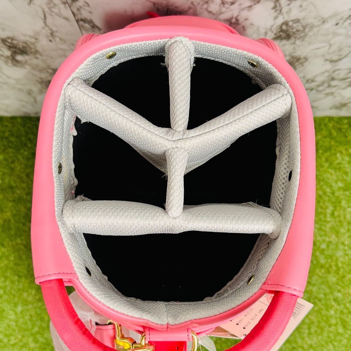 新品未使用】ヤマハ インプレス カート式 キャディバッグ ピンク