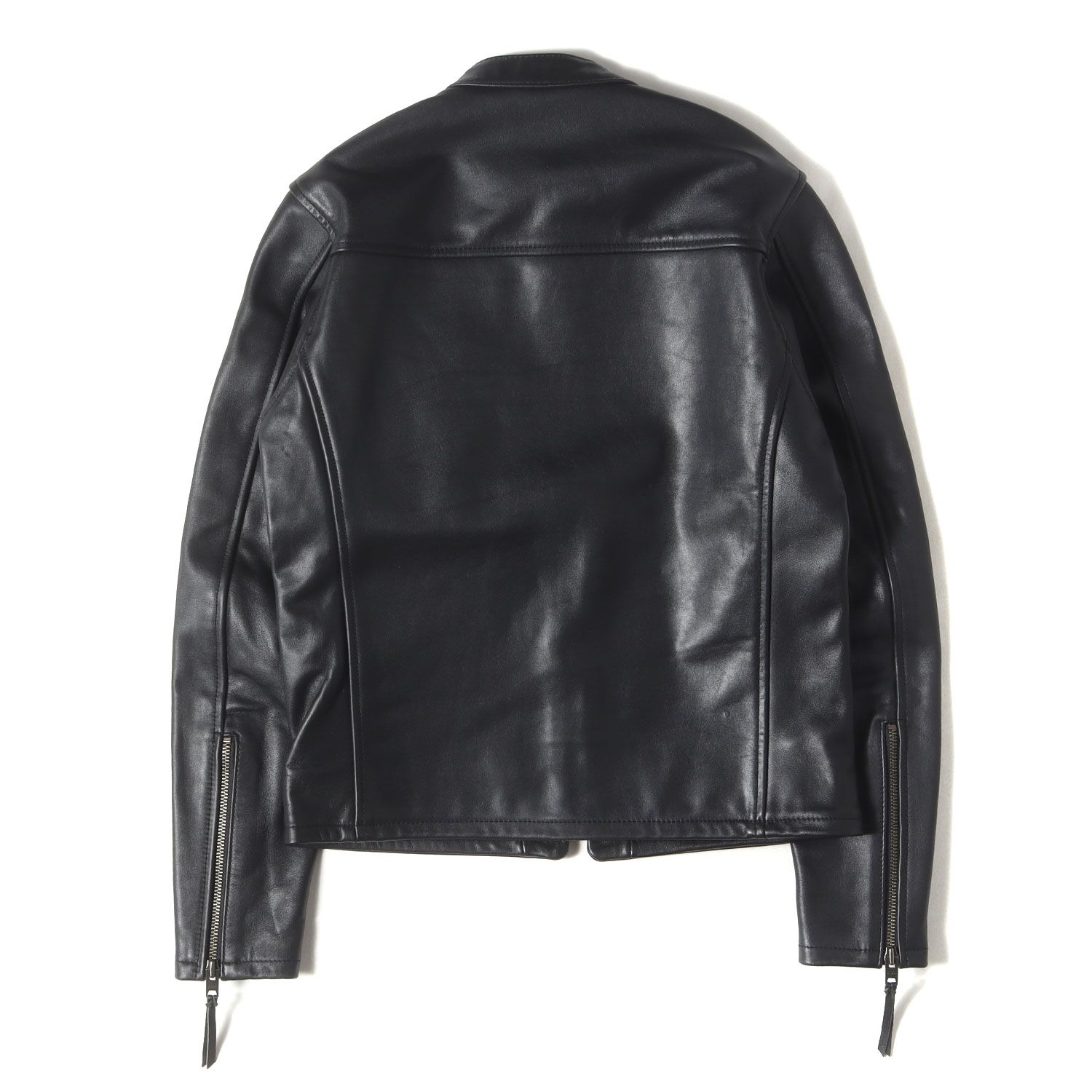 美品 KADOYA L レザージャケット ライダースジャケット 牛革 アウター