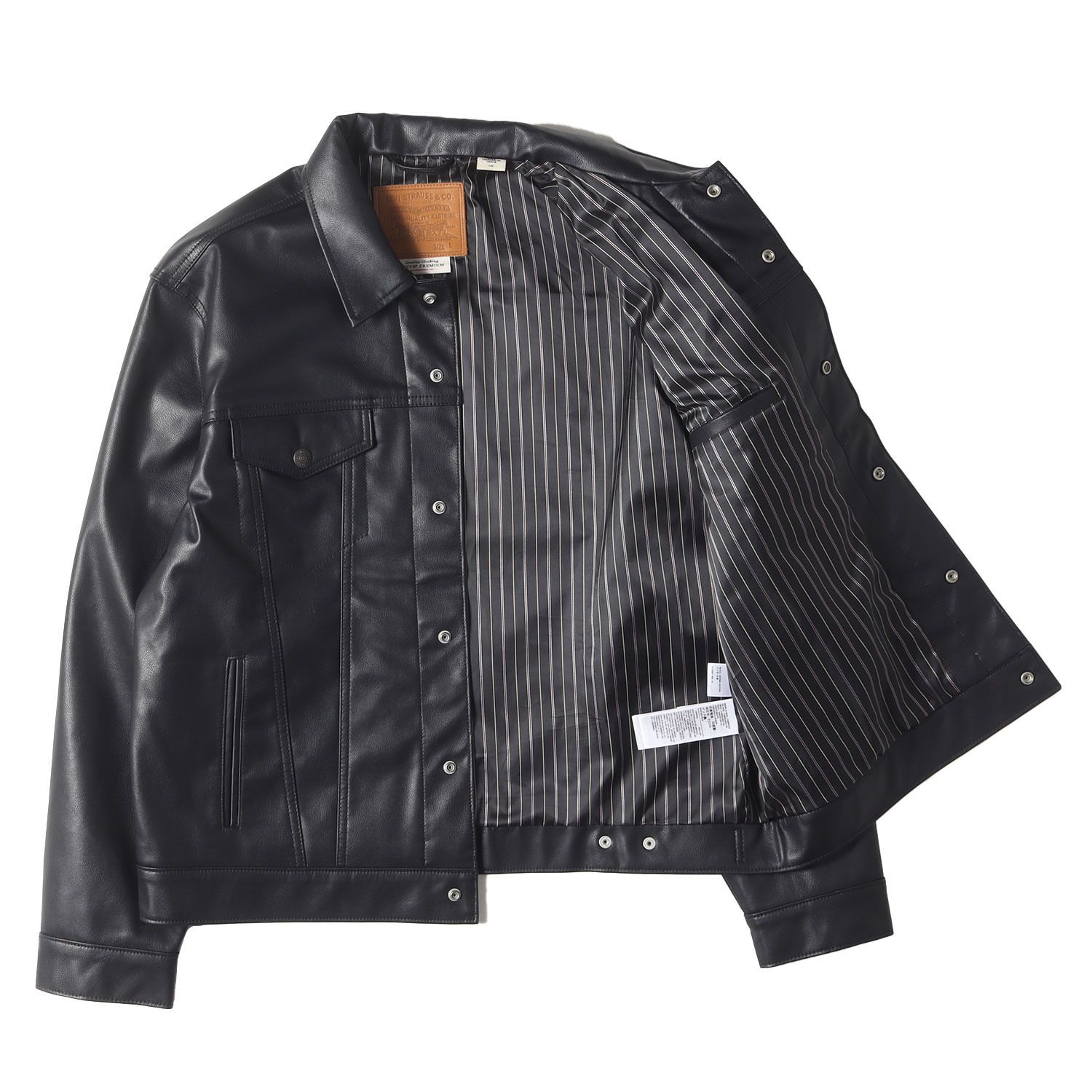 美品】Levis リーバイス ジャケット ブラック 黒 サイズ:L
