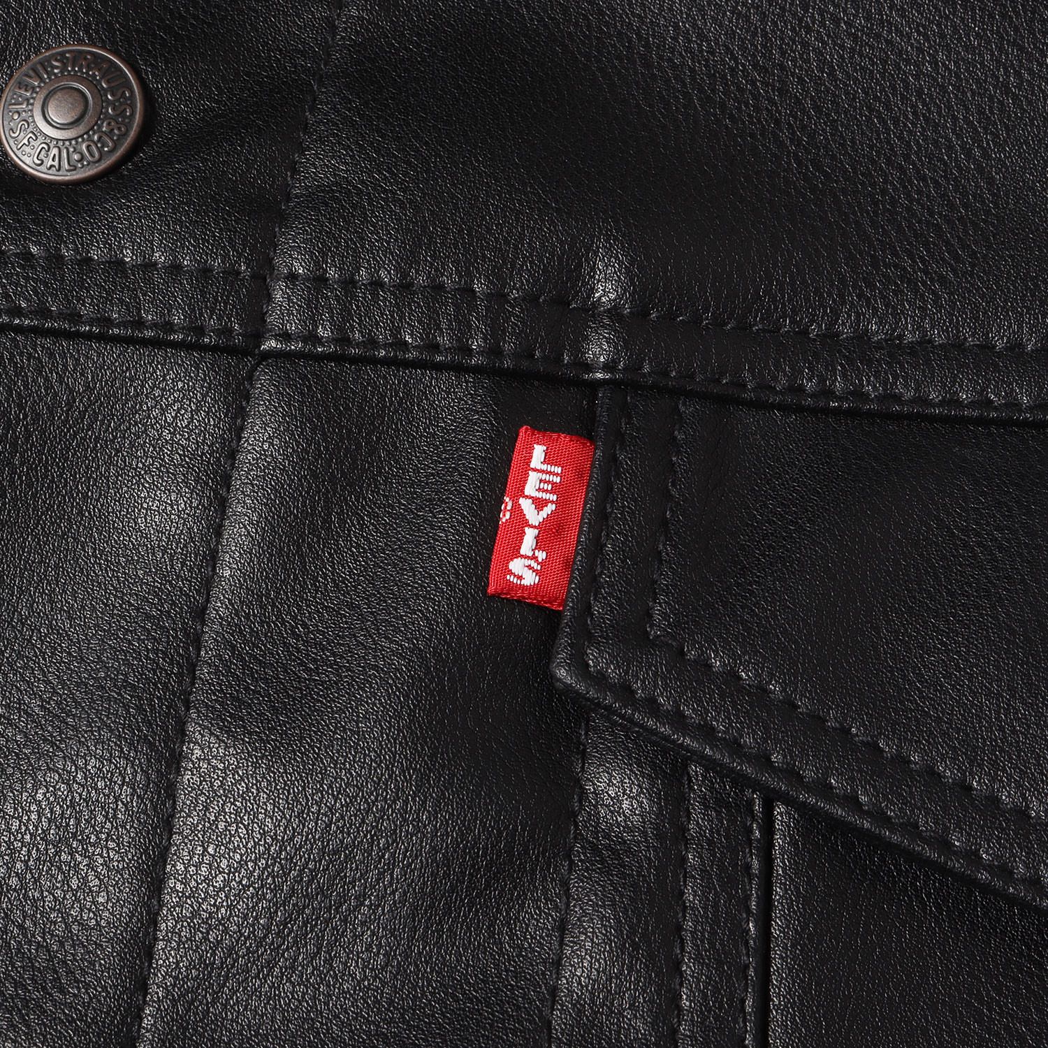 美品】Levis リーバイス ジャケット ブラック 黒 サイズ:L