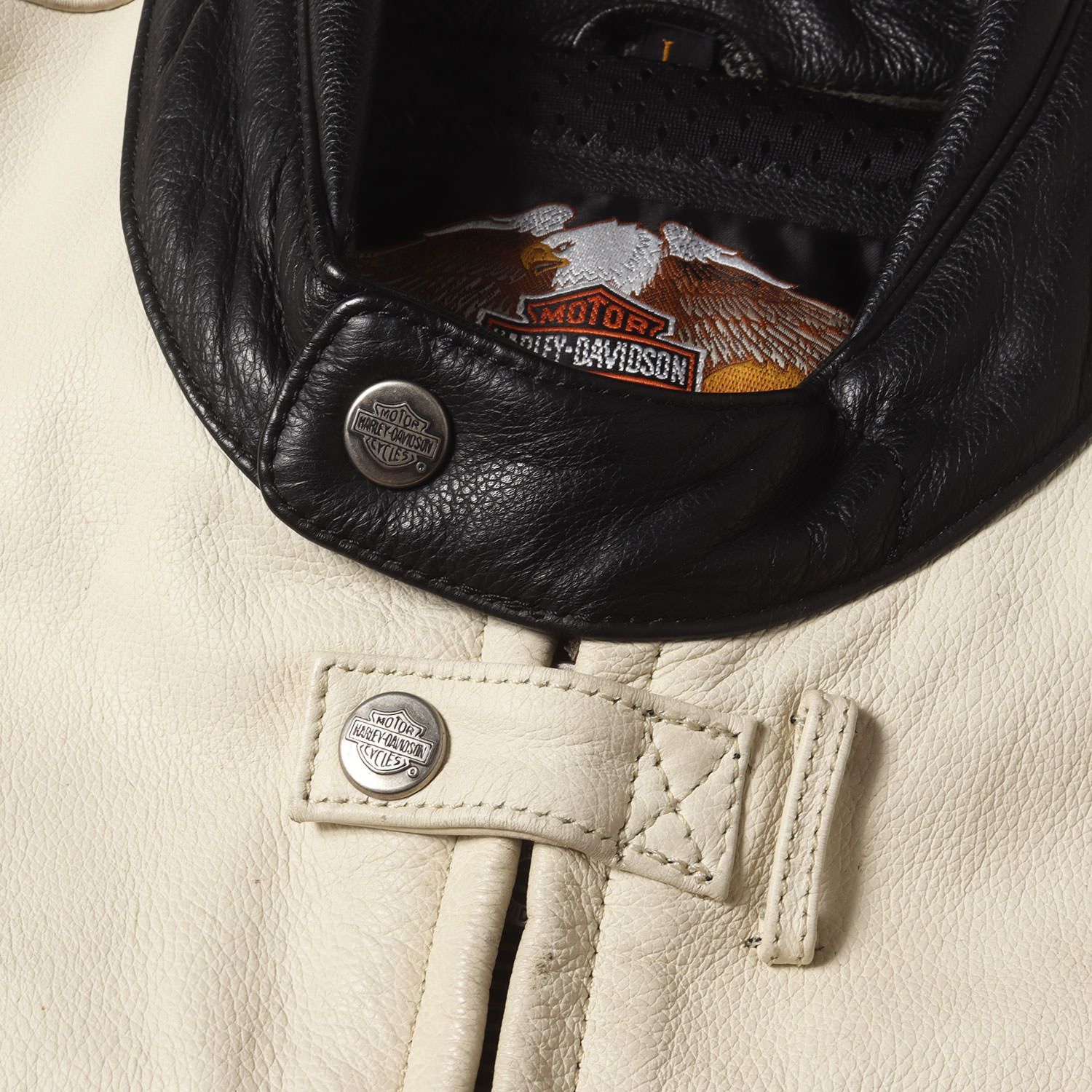 HARLEY-DAVIDSON ハーレーダビッドソン ジャケット ブラック オレンジ