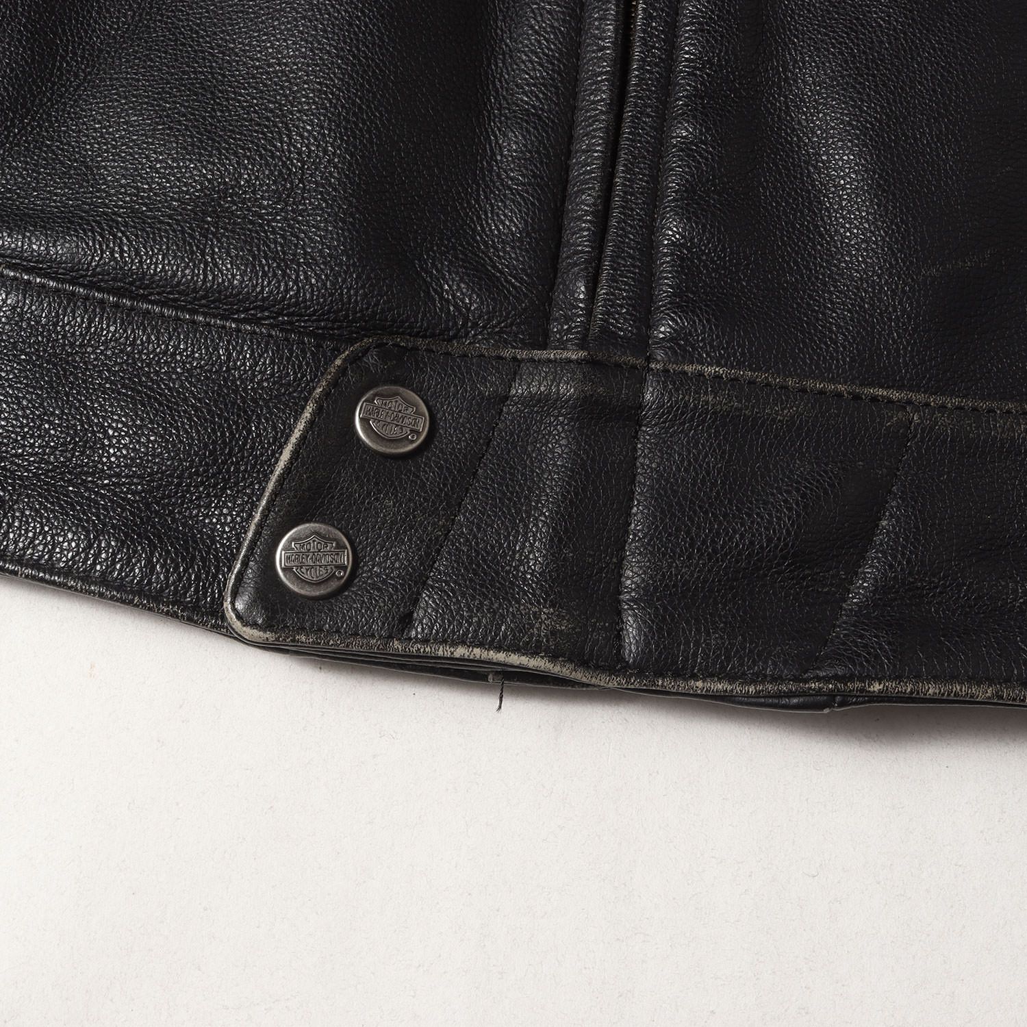 HARLEY-DAVIDSON ハーレーダビッドソン ジャケット ブラック オレンジ