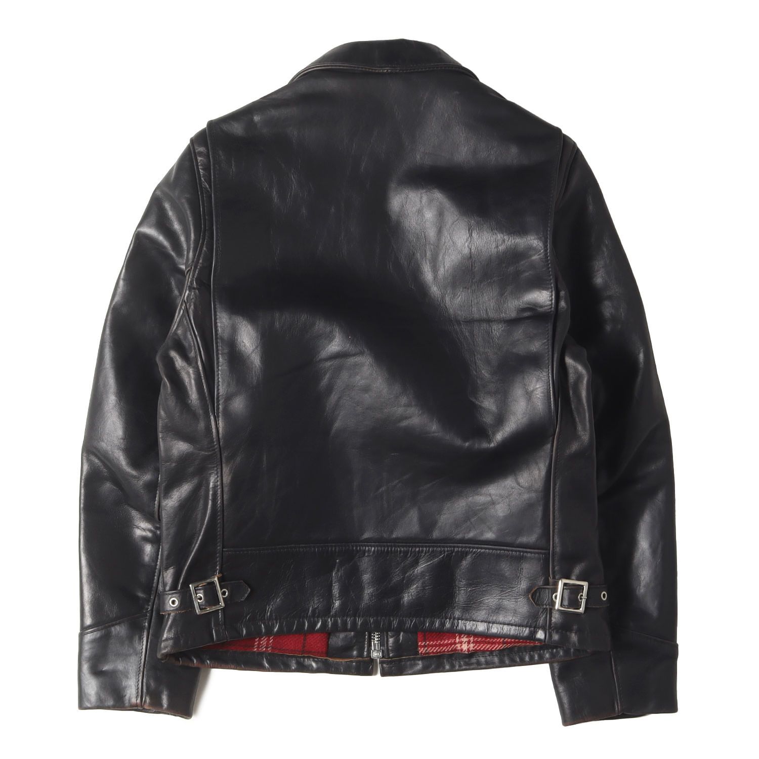 ショット　ライダース　黒　6103us クロムエクセル　茶芯 Schott ショット ジャケット ブラック 黒 サイズ:40(L) | USA製 6103US