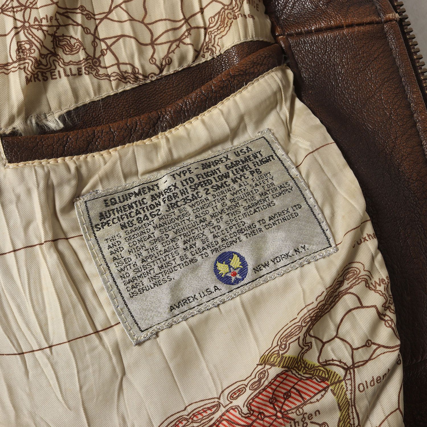 AVIREX アヴィレックス ジャケット ブラウン サイズ:XS(大きめ) | 希少