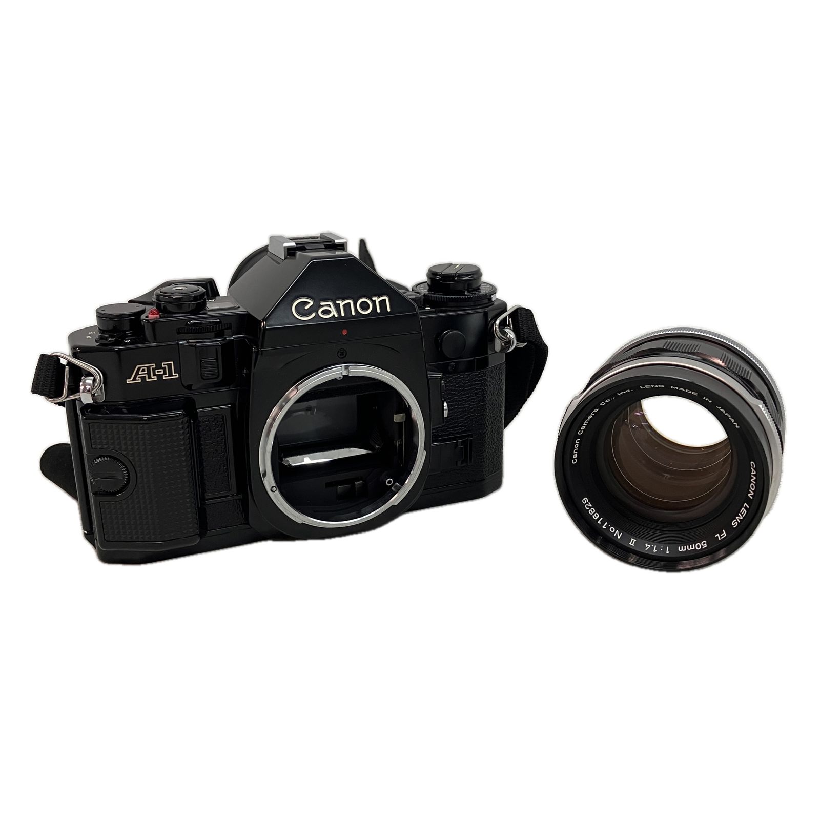 Canon A-1 フィルムカメラ FL 50mm F1.4 II レンズ セット キヤノン ジャンク C10566973