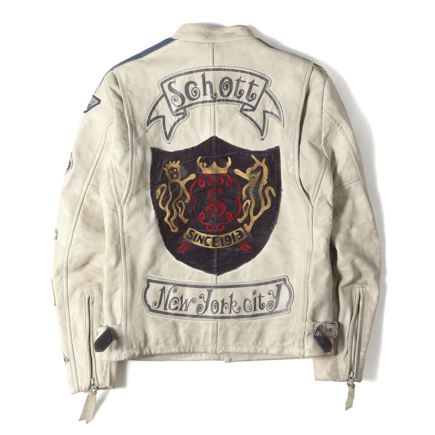 Schott ショット ジャケット ホワイト 白 サイズ:M | 3171044 