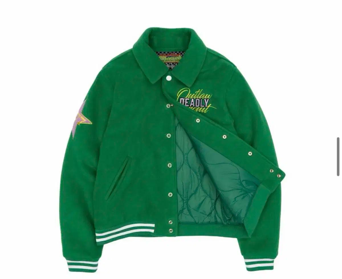 SCULPTOR Varsity Standard Jacket Green