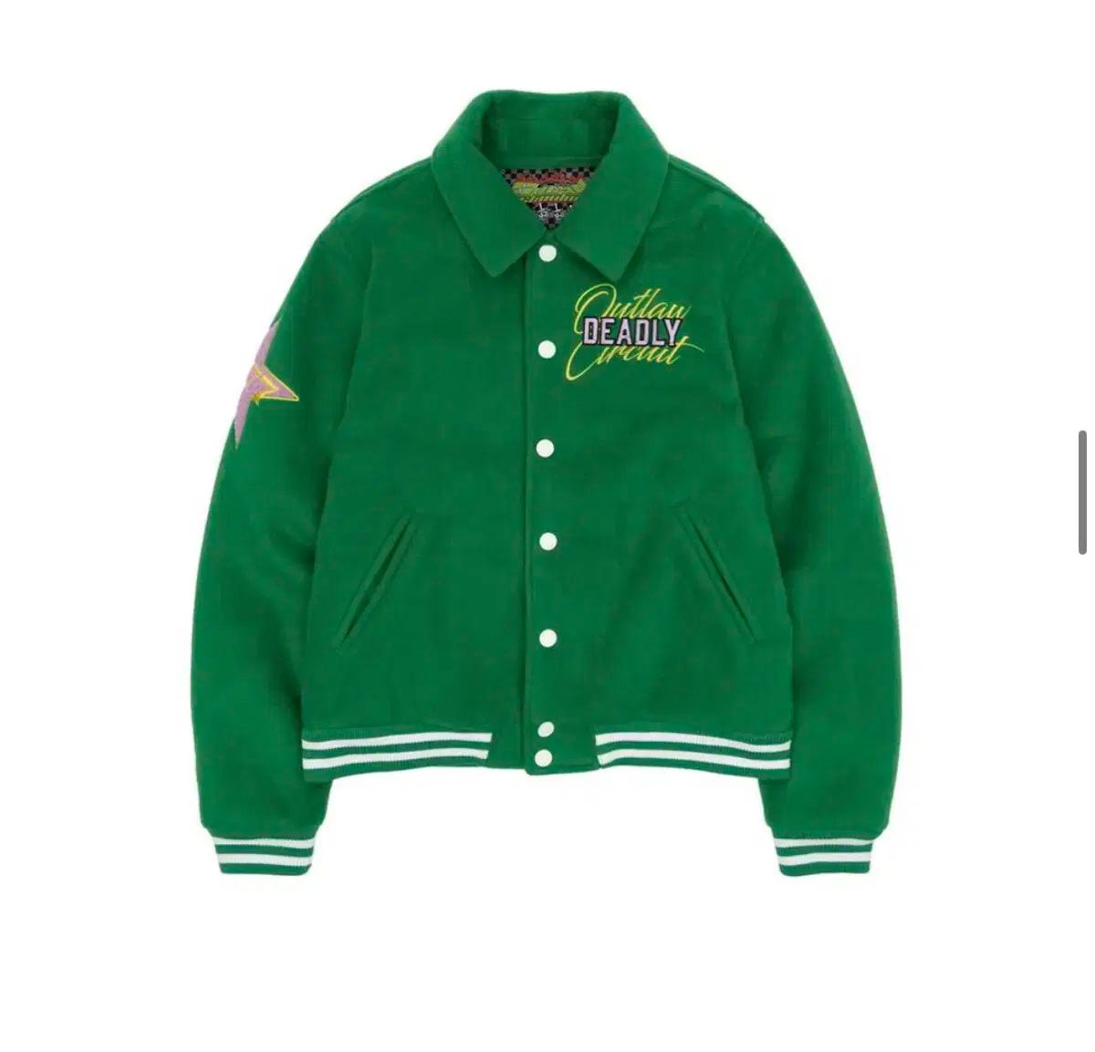 SCULPTOR Varsity Standard Jacket Green