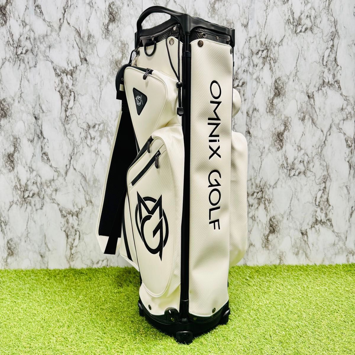 新品未使用】オムニックス カート式 キャディバッグ ゴルフバッグ