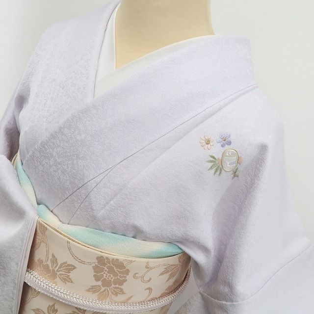 ❁tomihisa❁新品 総刺繍 宝尽くし 着物“誰が為に咲く華…宝を尽くして