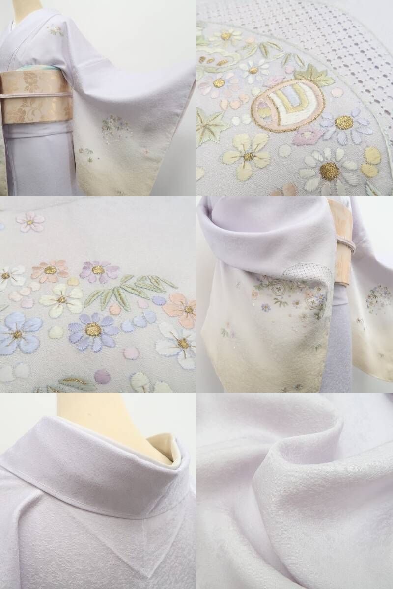 ❁tomihisa❁新品 総刺繍 宝尽くし 着物“誰が為に咲く華…宝を尽くして