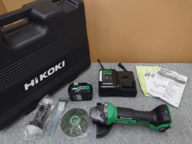 ハイコーキ 125mm コードレスディスクグラインダ G3613DB XP 36V マルチボルト 電池 充電器 ケース付き
