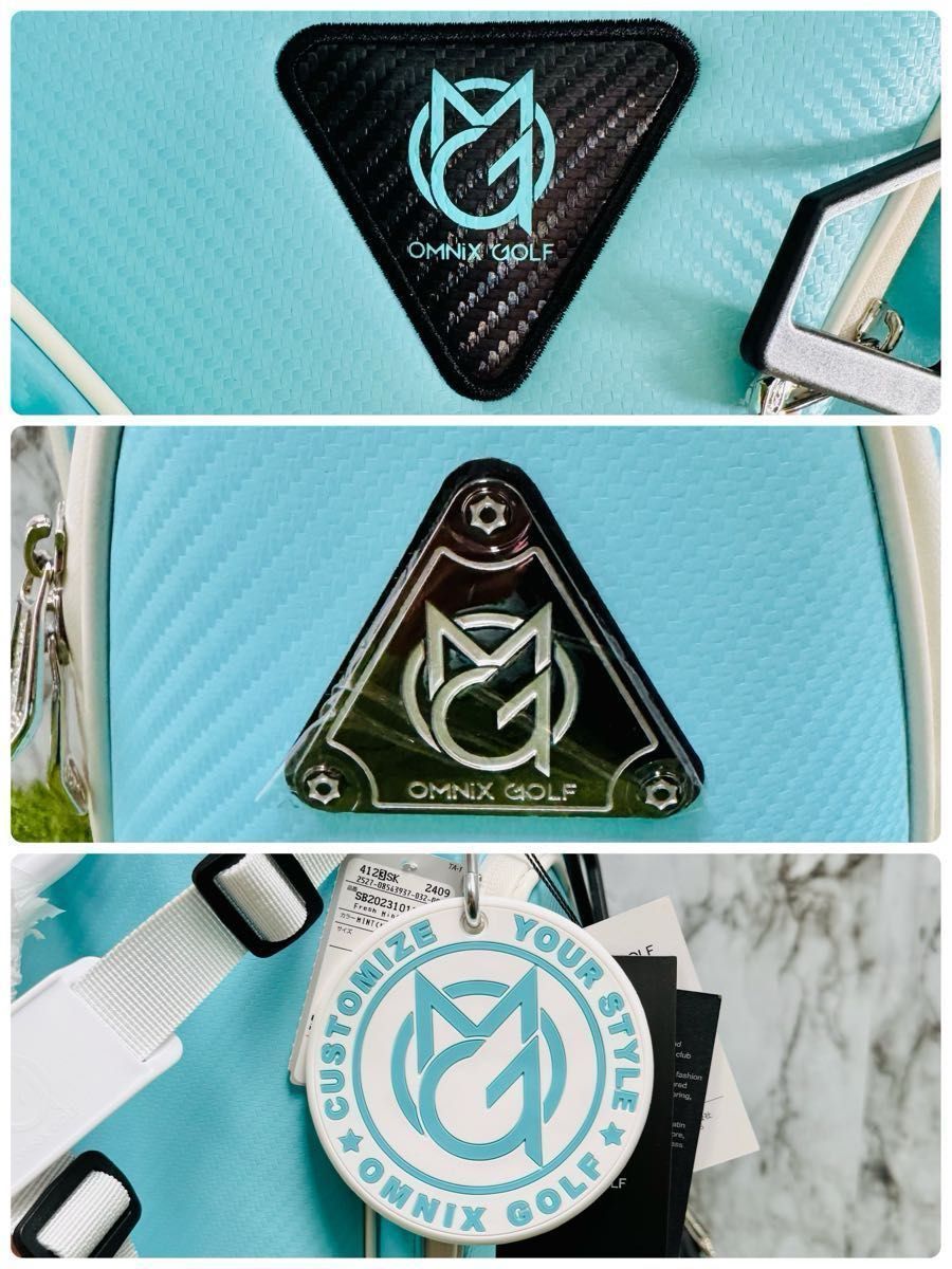 新品未使用】オムニックス スタンド式 キャディバッグ ゴルフバッグ