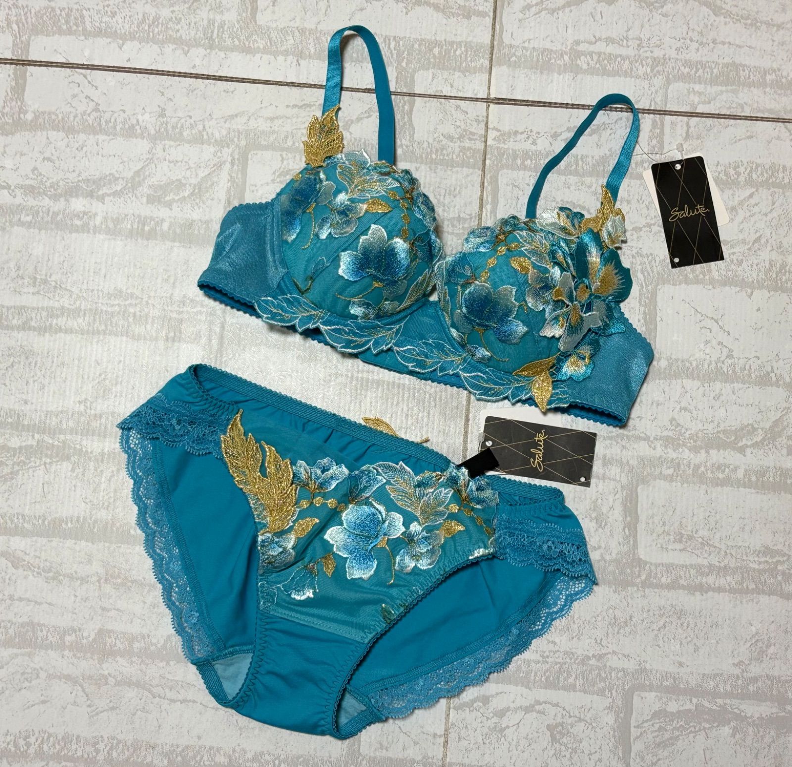 ワコール 71G ブラショーツセットC70 M 水色BTJ471 3 4カップワイヤー