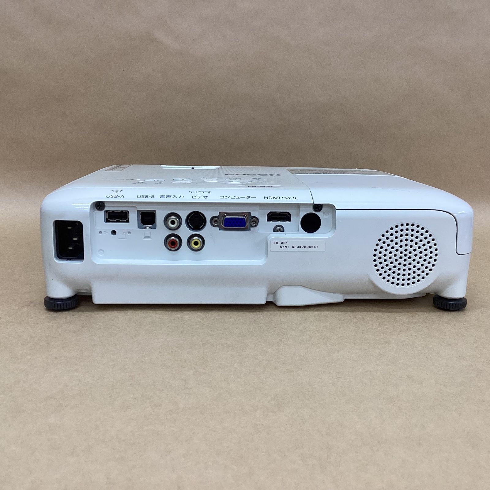  ランプ使用115時間 エプソン ビジネスプロジェクター EB W 31 3200 lm WLAN アダプター HDMI D SUB USB B リモコン プロジェクター本体 プロジェクター