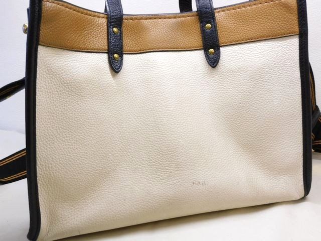 COACH コーチ C0777 フィールドトート レザー 2WAY ハンドバッグ ショルダーバッグ 7J