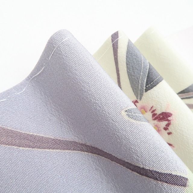 ❁tomihisa❁新品 本加賀友禅 吉本大輔 落款 沈丁花 着物 正絹 仕付け