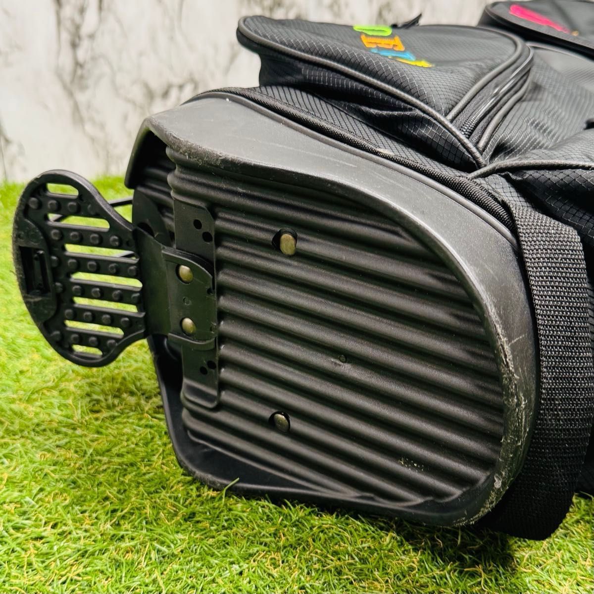 【良品】ジミーズチャーマー×モエリー スタンド式 キャディバッグ レディース 良品】ジミーズチャーマー×モエリー スタンド式 キャディバッグ