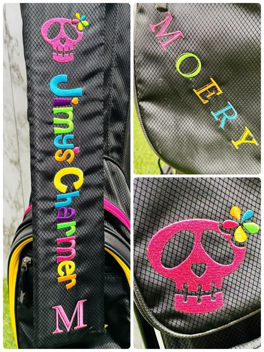 良品】ジミーズチャーマー×モエリー スタンド式 キャディバッグ