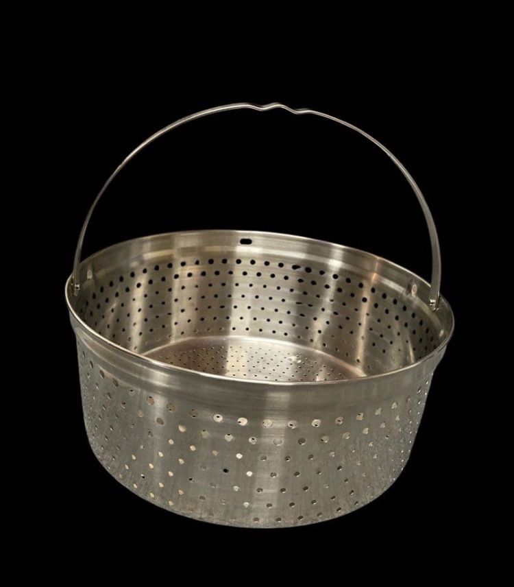 CRISTEL クリステル24cm 深鍋 蒸し鍋 クッキングバスケット 4点セット キッチン 調理器具 鍋 グリル せいろ 蒸し器 SKLAD-KIRPICHA_RU