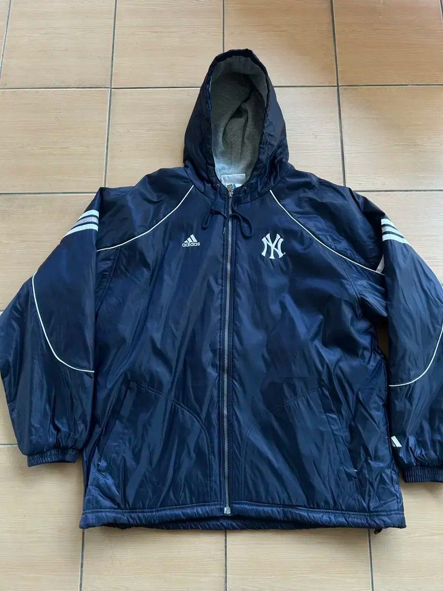 90s アディダス x ニューヨーク ヤンキース ジャケット XXL