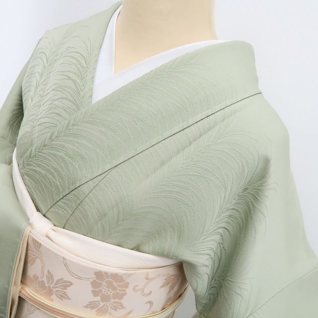 皇室献上作家北出与三郎落款 正絹 着物“ご来光に視線を誘う大王松”訪問着P+60 皇室献上作家北出与三郎落款 正絹 着物“ご来光に視線を誘う大王