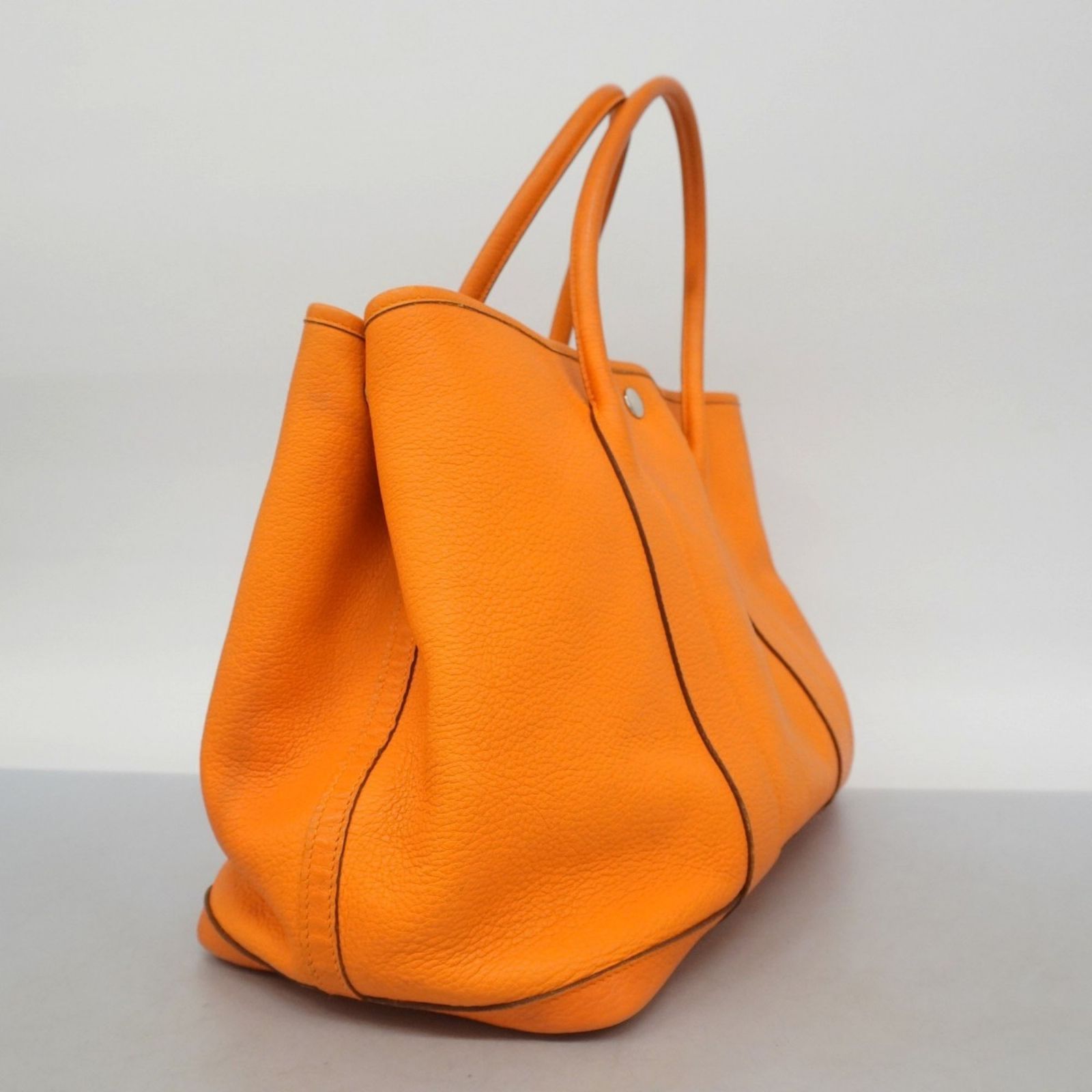 エルメス Hermes エルメス トートバッグ ガーデンPM ネゴンダ オレンジ O刻印レディース