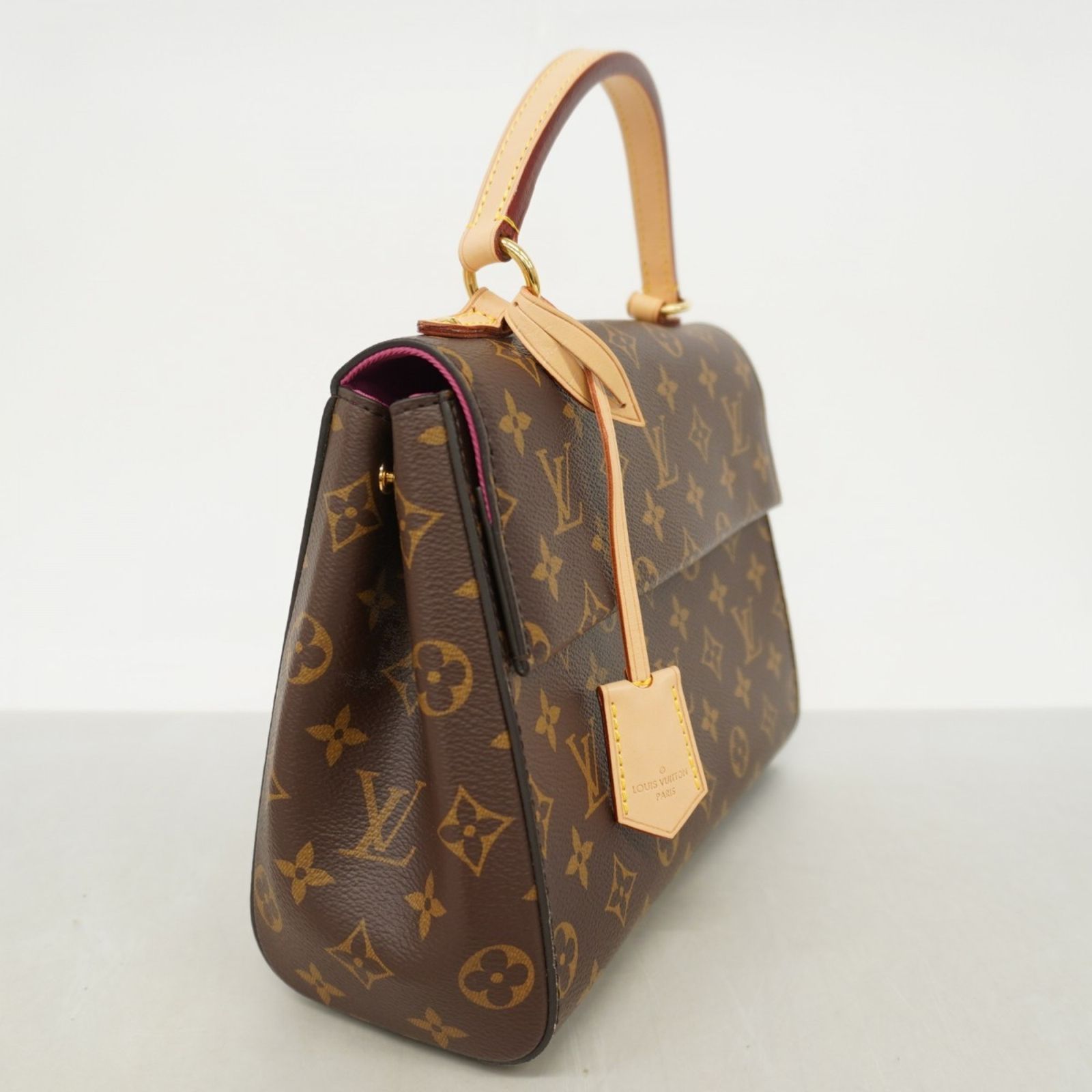 ルイ ヴィトン Louis Vuitton ルイ ヴィトン ハンドバッグ モノグラム クリュニーBB M42738 ブラウン ローズ 2wayバッグレディース