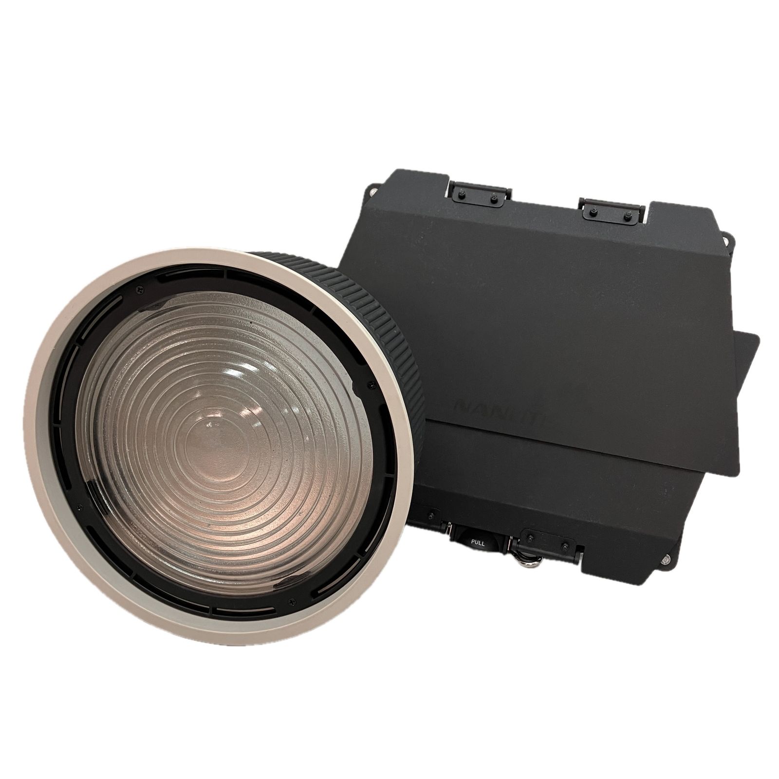 NANLITE ナンライト FL-20G フレネルレンズ バーンドア付 Forza 200 300 500 用 Bowens マウント ライティング 照明機材 C10544442